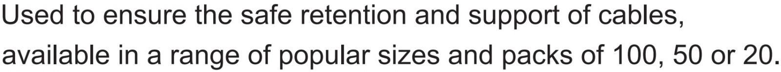 תפסנים לכבלים PRO ELEC CABLE CLEAT TEXT